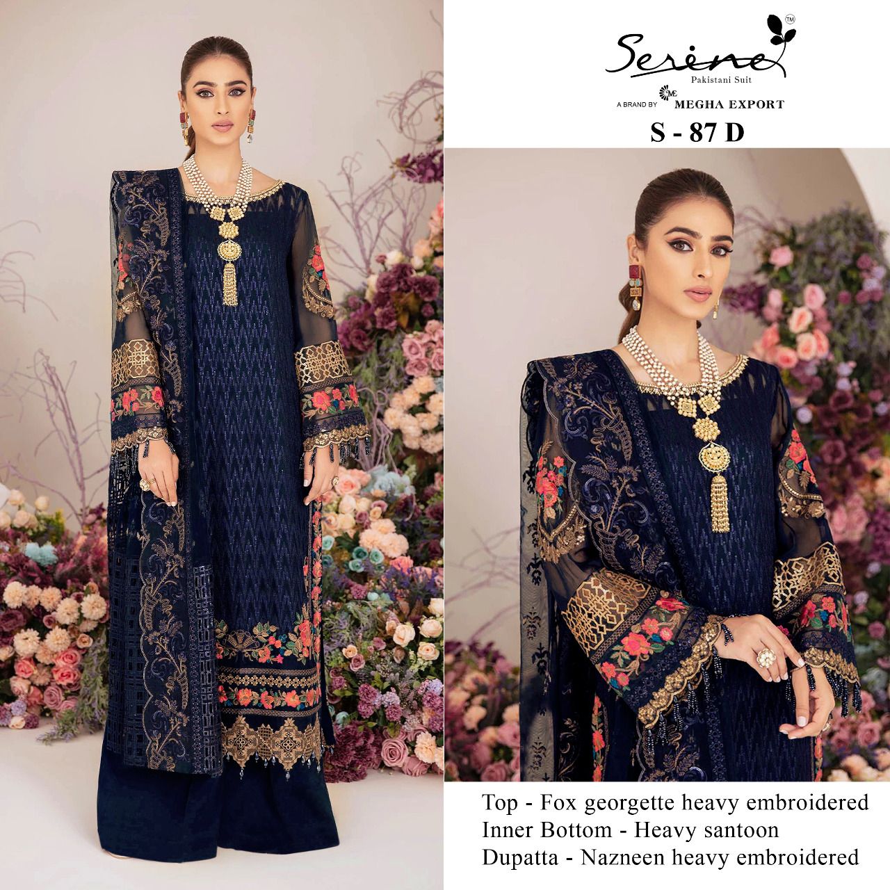 Serene S 87 Festive Wear Wholesale Pakistani Salwar Suit